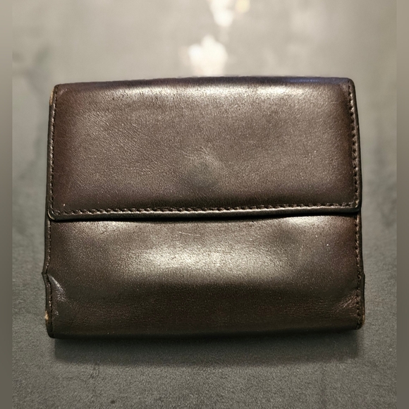 Authentic  Gucci Wallet Brown Silver Mens Used - Picture 3 of 7